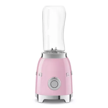   SMEG KOMPAKT TURMIXGÉP, retro, rózsaszín - Extra palackkal