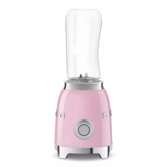 SMEG KOMPAKT TURMIXGÉP, retro, rózsaszín - Extra palackkal