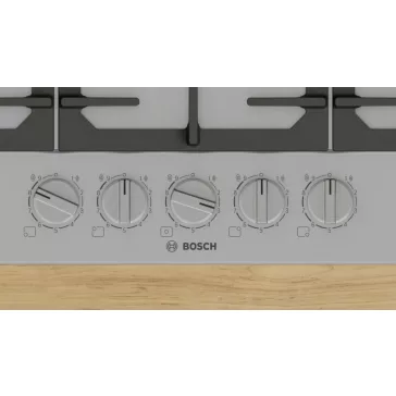   BOSCH PCQ7A5I90 Serie|6 Beépíthető gázfőzőlap | 75 cm | Nemesacél