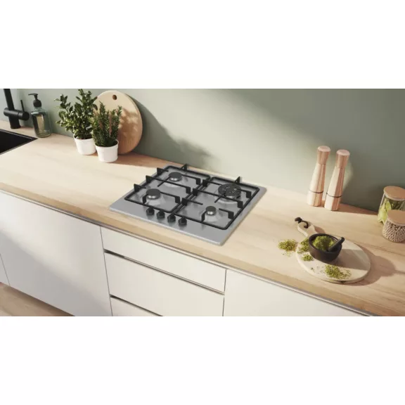 BOSCH PGH6B5K60 Serie|4 Beépíthető gázfőzőlap | 60 cm | Nemesacél