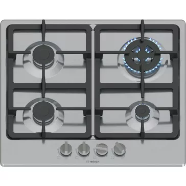   BOSCH PGH6B5K90 Serie|4 Beépíthető gázfőzőlap | 60 cm | Nemesacél