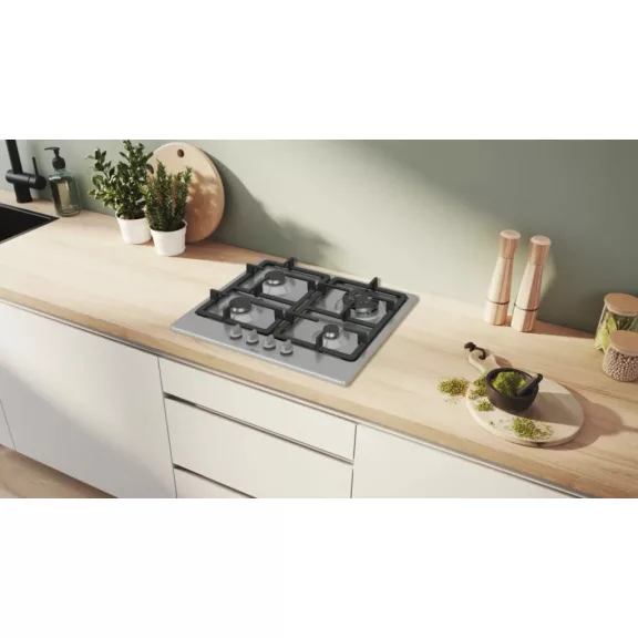 BOSCH PGH6B5K90 Serie|4 Beépíthető gázfőzőlap | 60 cm | Nemesacél
