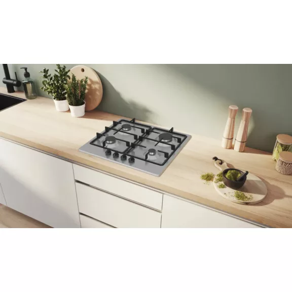 BOSCH PGP6B5K60 Serie|4 Beépíthető gázfőzőlap | 60 cm | nemesacél