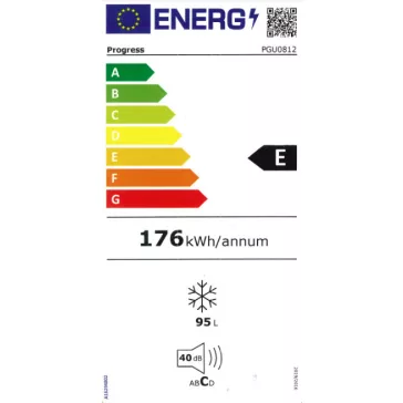   ZANUSSI Progress PGU0812 Beépíthető fagyasztószekrény | 95l | Fehér | 82 cm