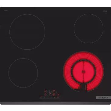   BOSCH PKF631BB2E Serie|4 Beépíthető kerámia főzőlap | Fekete
