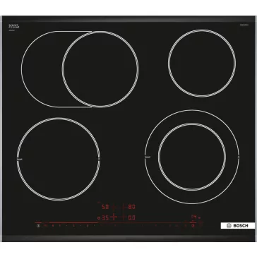   BOSCH PKN675DP1D Serie|8 Beépíthető kerámia főzőlap | Fekete