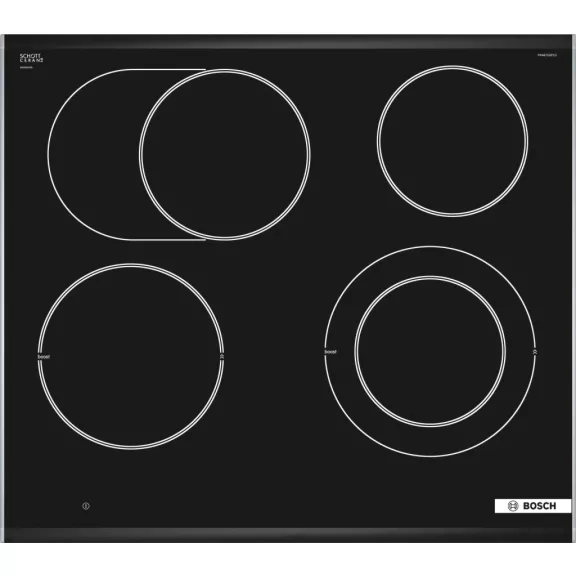 BOSCH PKN675DP1D Serie|8 Beépíthető kerámia főzőlap | Fekete