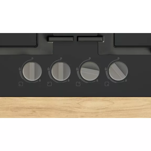 BOSCH PNH6B6K40 Serie|4 Beépíthető gázfőzőlap Fekete | 60 cm