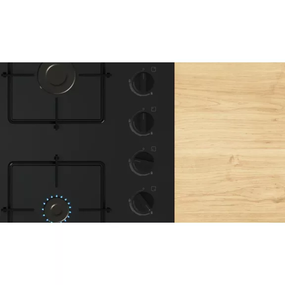 BOSCH POH6B6K30 Serie|2 Beépíthető gázfőzőlap Fekete | 60 cm