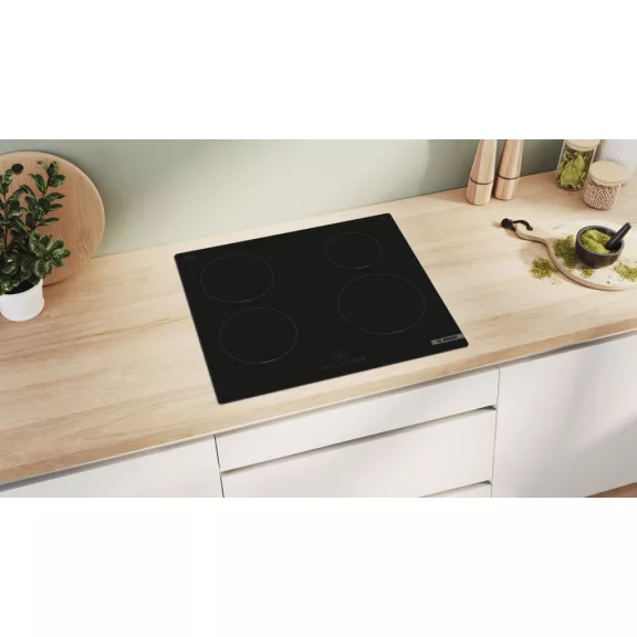 BOSCH PUE611BB5E Serie|4 Beépíthető indukciós főzőlap | 60cm | Fekete