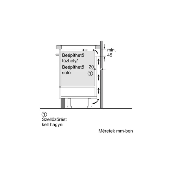 BOSCH PUE64KBB5E Serie|4 Beépíthető indukciós főzőlap | 60cm | Fekete