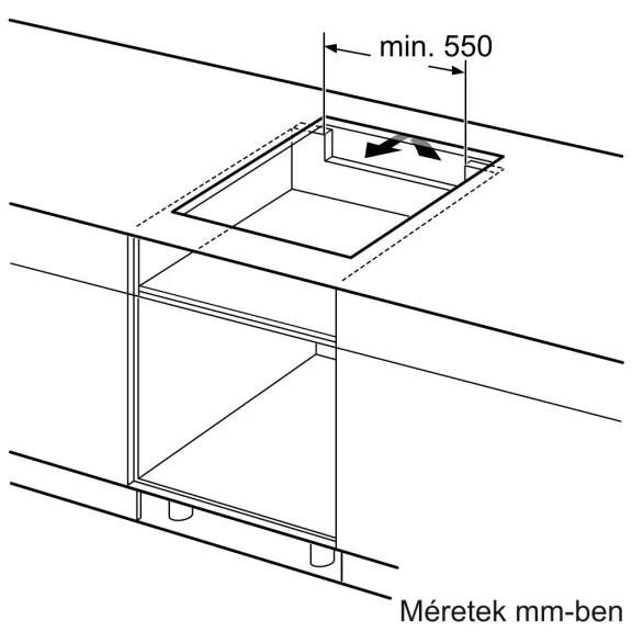 BOSCH PUG611AA5E Serie|2 Beépíthető indukciós főzőlap | Fekete