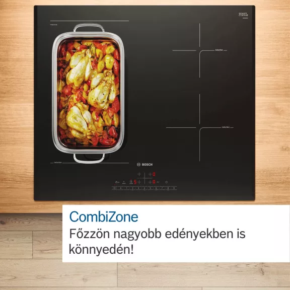 BOSCH PVQ631HC1E Serie|6 Beépíthető indukciós főzőlap | 60cm | Fekete