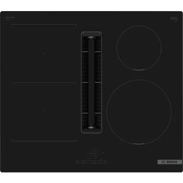   BOSCH PVS611B16E Serie|4 Beépíthető indukciós főzőlapbeépített elszívóval | Fekete