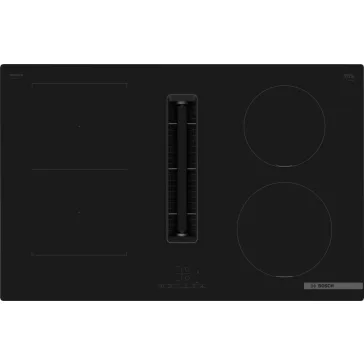   BOSCH PVS811B16E Serie|4 Beépíthető indukciós főzőlapbeépített elszívóval | Fekete