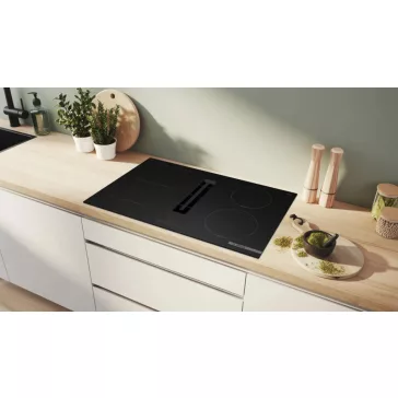   BOSCH PVS81AB16E Serie|4 Beépíthető indukciós főzőlapbeépített elszívóval | Matt fekete