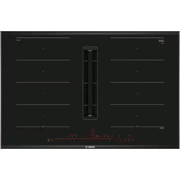   BOSCH PXX875D67E Serie|8 Indukciós főzőlapbeépített elszívóval | 80cm | Fekete