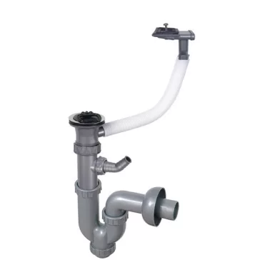 LIVINOX S-700-D lefolyógarnitúra szifonnal, 1 1/2-es