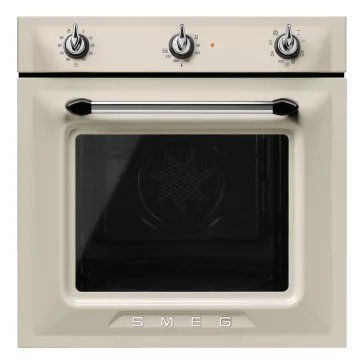   SMEG LÉGKEVERÉSES SÜTŐ, Victoria design, 60 cm, analóg, bézs