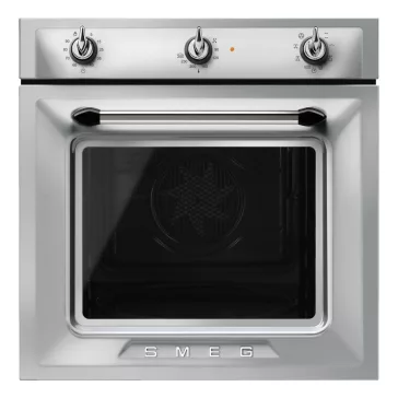   SMEG LÉGKEVERÉSES SÜTŐ, Victoria design, 60 cm, analóg, inox