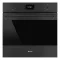 SMEG PIROLITIKUS HŐLÉGKEVERÉSES SÜTŐ, Classica design, 60 cm, CS LCD, matt fekete