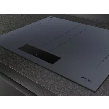   SMEG INDUKCIÓS FŐZŐLAP, Linea design, 60 cm, 4 főzőzóna, 2 MultiZone híd zóna, neptune szürke üveg