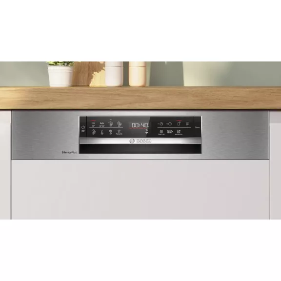 BOSCH SMI6ECS10E Serie|6 Beépíthető kezelőpaneles mosogatógép| 60 cm