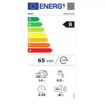   BOSCH SMI6ZCS16E Serie|6 Beépíthető kezelőpaneles mosogatógép | 60 cm