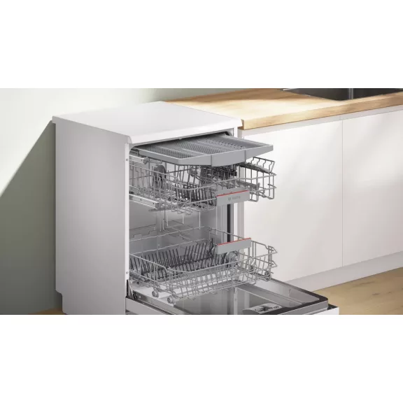 BOSCH SMS46KW02E Serie|4 Szabadonálló mosogatógép | Fehér | 60 cm