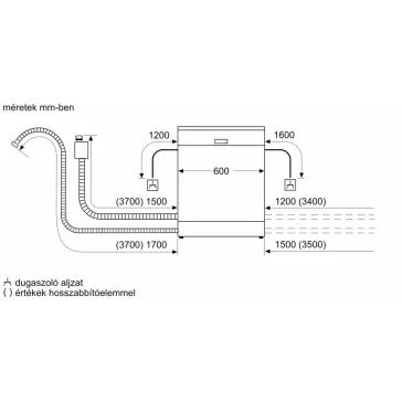   BOSCH SMS6ZDI48E Serie|6 Szabadonálló mosogatógép | Silver-inox | 60 cm