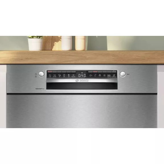 BOSCH SMU4EVS08E Serie|4 Pult alá beépíthető mosogatógép | Nemesacél | 60 cm