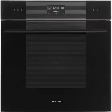   SMEG HŐLÉGKEVERÉSES SÜTŐ, Linea design, Galileo, 60 cm, ES LCD, mélyfekete üveg