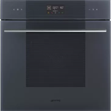   SMEG HŐLÉGKEVERÉSES SÜTŐ, Linea design, Galileo, 60 cm, ES LCD, neptune szürke üveg