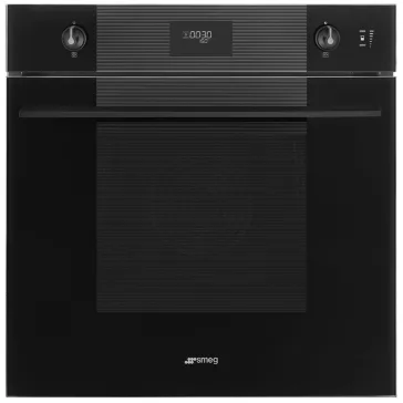   SMEG KOMBINÁLT PIROLITIKUS SÜTŐ, GŐZFUNKCIÓVAL, Linea design, Galileo, 60 cm, CS LCD, mélyfekete üveg