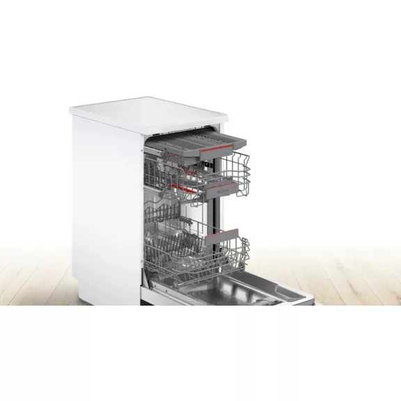 BOSCH SPS4HMI49E Serie|4 Szabadonálló mosogatógép | Silver-inox | 45 cm