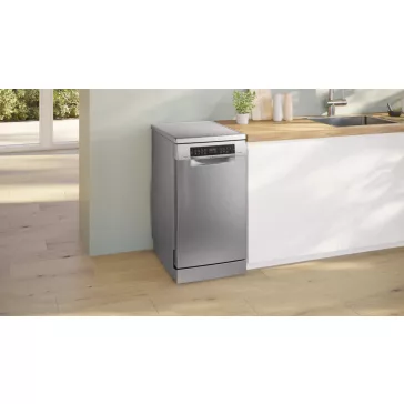   BOSCH SPS6EMI21E Serie|6 Szabadonálló mosogatógép | Silver-inox | 45 cm