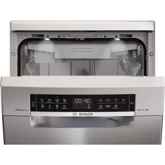 BOSCH SPS6EMI21E Serie|6 Szabadonálló mosogatógép | Silver-inox | 45 cm