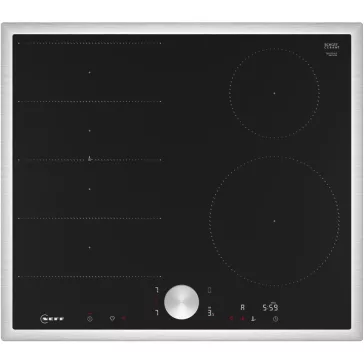   NEFF T66STE4L0 N 90 Beépíthető indukciós főzőlap | Wifi | TwistPad | Intuitive Flex Zones | Power Boost | Frying Sensor | 60 cm | Fekete