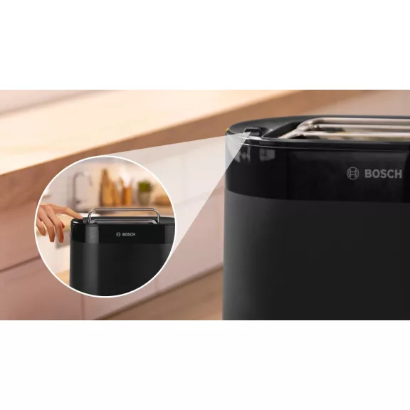 BOSCH TAT2M123 Kompakt kenyérpirító | 970 W | Fekete