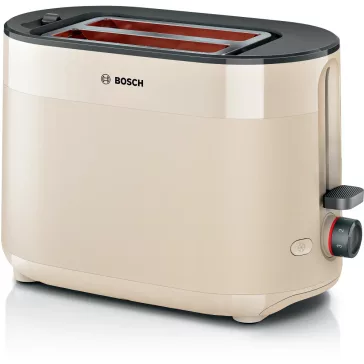 BOSCH TAT2M127 Kompakt kenyérpirító | 970 W | Bézs