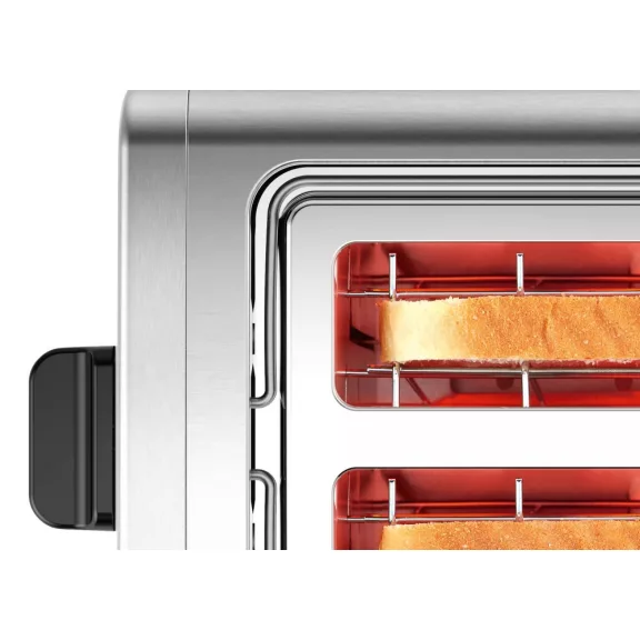 BOSCH TAT3P420 Kompakt kenyérpirító | DesignLine | 970 W | Nemesacél