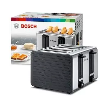 BOSCH TAT7S45 Kenyérpirító | 1800 W | Grafit/Inox