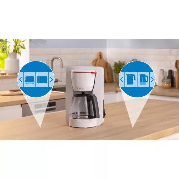 BOSCH TKA2M111 Kávéfőző | MyMoment | 1200W | Fehér
