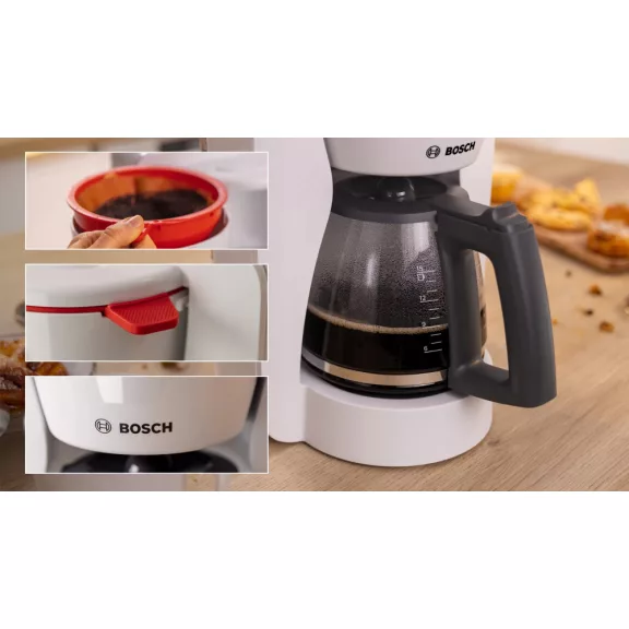 BOSCH TKA2M111 Kávéfőző | MyMoment | 1200W | Fehér