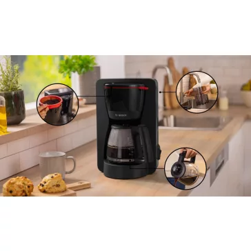 BOSCH TKA2M113 Kávéfőző | MyMoment | 1200W | Fekete