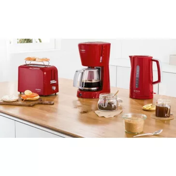 BOSCH TKA3A034 Kávéfőző | CompactClass Extra | Piros