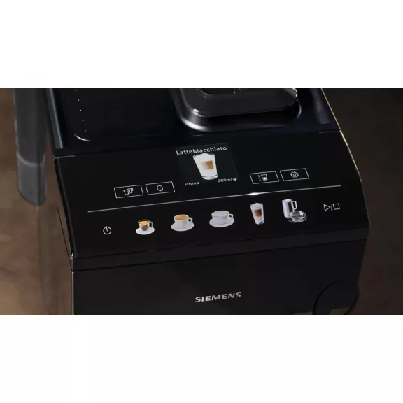 SIEMENS TP511R09 Teljesen automata kávéfőző | EQ500 | Fekete | Kivehető víztartály | 15 bar