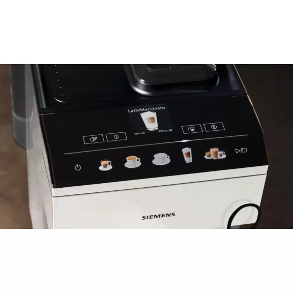 SIEMENS TP515R02 Teljesen automata kávéfőző | EQ500 | Fehér | Kivehető víztartály | 15 bar