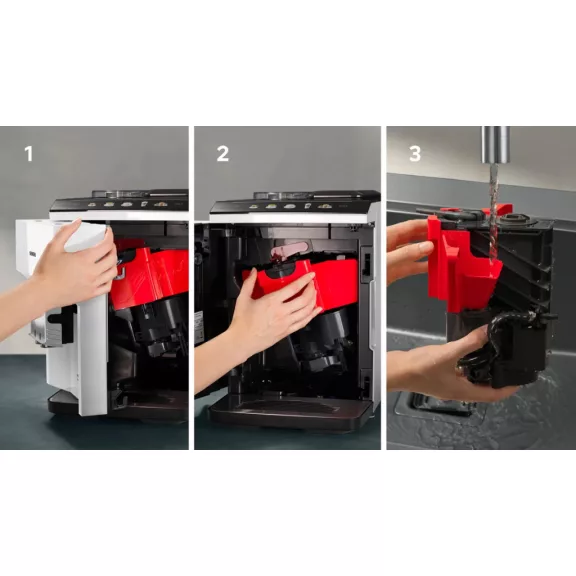 SIEMENS TP515R02 Teljesen automata kávéfőző | EQ500 | Fehér | Kivehető víztartály | 15 bar