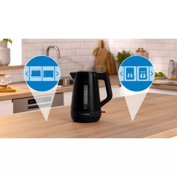 BOSCH TWK1M123 Vízforraló | MyMoment | 1.7 l | 2400 W | Fekete